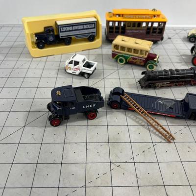 Loose Die Cast Vehicles, Mostly English 