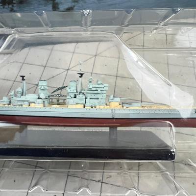 (4) Atlas Edition WWII Era Battle Ships COLLECTIBLE