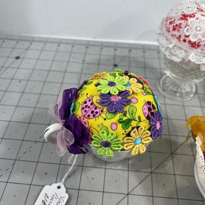 Hand Crafted TEA CUP Pin Cushions