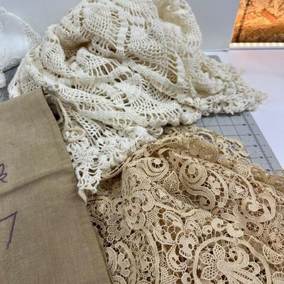 Random Hand Crafted Crocheted and Linen Items