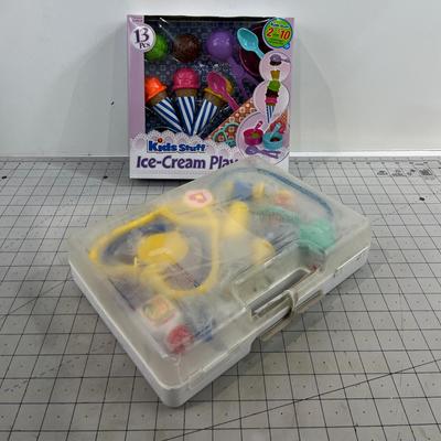 2 Kids Play sets - Ice Cream & Doctor