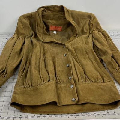 SUEDE Olive TENDERNESS Vintage by Holly Edwards 