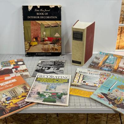 Lot of Interior Decorating Books, Mid Century!!