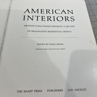 Archtectural Digest America Interiors No. 737 /1000