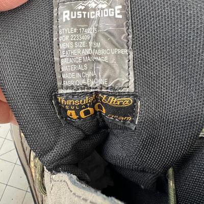 Men's Rustic Ridge BOOTS New 11-1/2 Hunting Boots