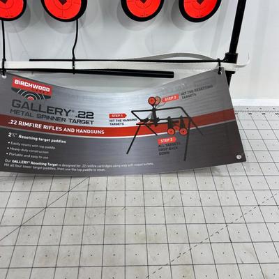 Metal Spinner Target Reset NEW 