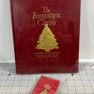 FORGOTTEN Caroles Book & Cassett Tape NEW SEALED