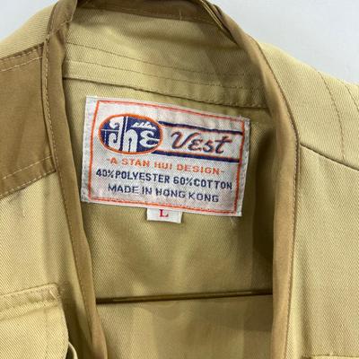 FISHING VEST with Tackle - Light Tan 