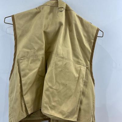 FISHING VEST with Tackle - Light Tan 