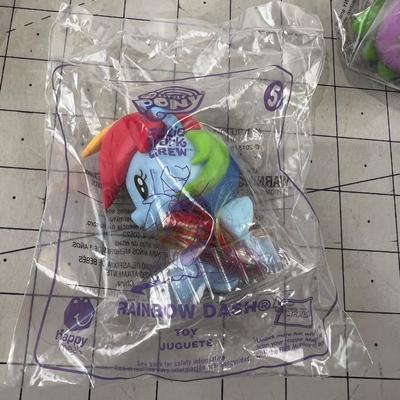 (8) Happy Meal Toys - My Little Ponies and Transformers 