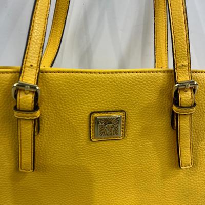 Anne Klein YELLOW Purse 