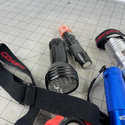 Flash light, head lamp, work lights