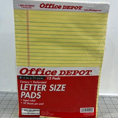 12 Pack of Yellow LEGAL Pads 
