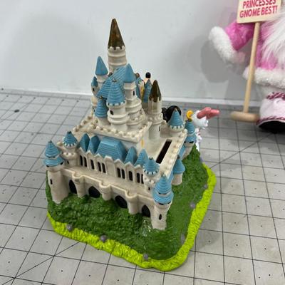 Disney Bank and Fairy Gnome 