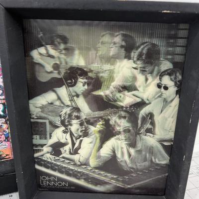 3-D Lemon Print and Comic Book Cover Art Print 