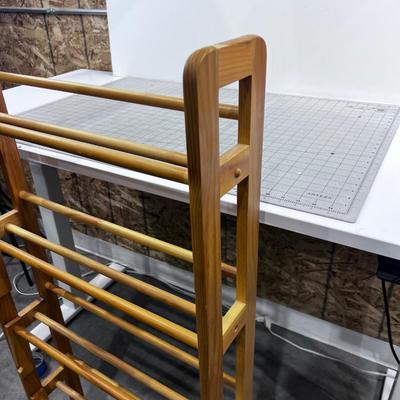 Wooden CD or DVD Storage Rack 