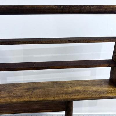 Small Wooden Wall Rack 