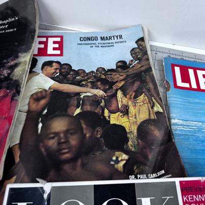 Look and Life Magazines 1960's and newer 