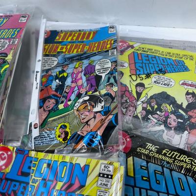 Lots of Comics: Justice League, Super Man, Super Women, etc. 
