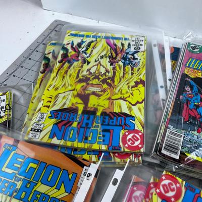 Lots of Comics: Justice League, Super Man, Super Women, etc. 