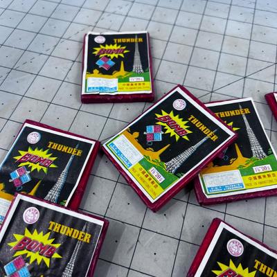 Vintage Fire-Crackers Display ONLY ! 