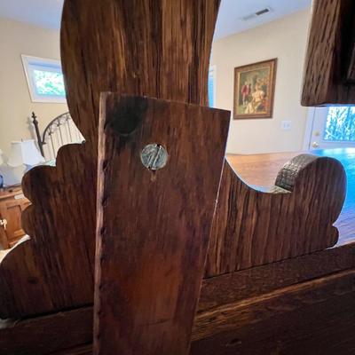 Oak Tall Boy Dresser With Beveled Mirror (UB1-RG)