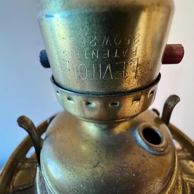 Glass & Brass Victorian Style Lamp (UB1-RG)