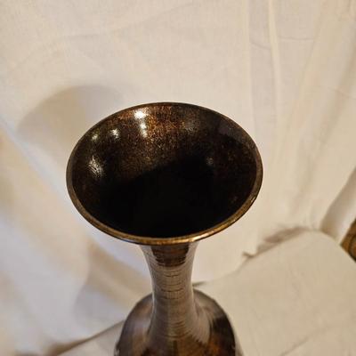 Set of Two Tin Decorative Vases (BD-JS)