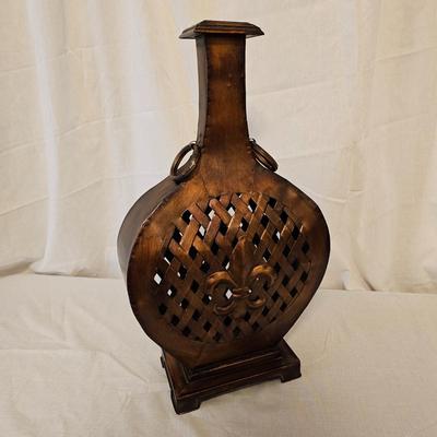 Set of Two Tin Decorative Vases (BD-JS)