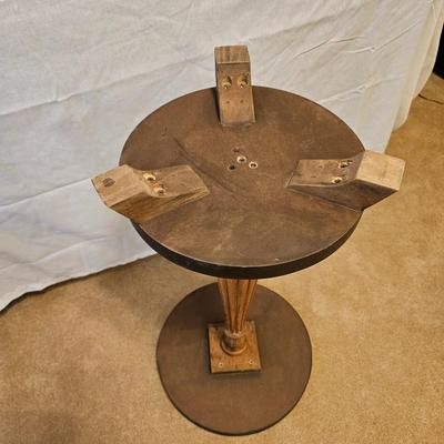 Strawberry Theme Round Top Wooden Pedestal Table (BD-JS)