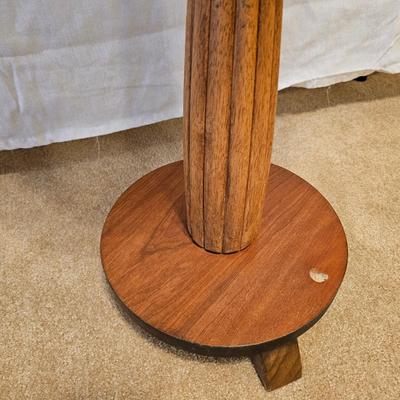 Strawberry Theme Round Top Wooden Pedestal Table (BD-JS)