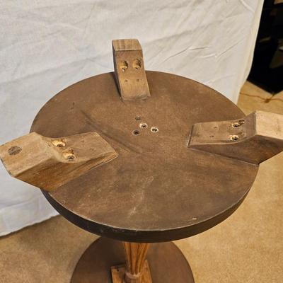 Strawberry Theme Round Top Wooden Pedestal Table (BD-JS)