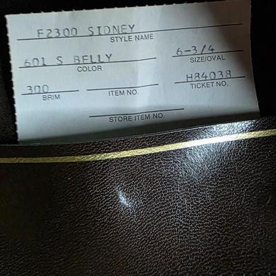 Vintage Stetson Gun Club “Sidney” Hat – F2300 • 601 S Belly • Size 6¾ • XXX Quality • New in Original Hat Box