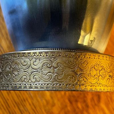 Matching Pair of Porcelain Lamps With Painted Swans MCM Style (UB1-RG)