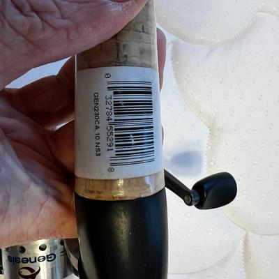 Zebco ‘Genesis’ (New) Fishing Rod Plus Net, Lures & More (IB1-RG)