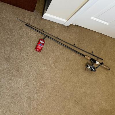 Zebco ‘Genesis’ (New) Fishing Rod Plus Net, Lures & More (IB1-RG)