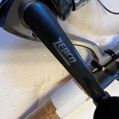 Zebco ‘Genesis’ (New) Fishing Rod Plus Net, Lures & More (IB1-RG)