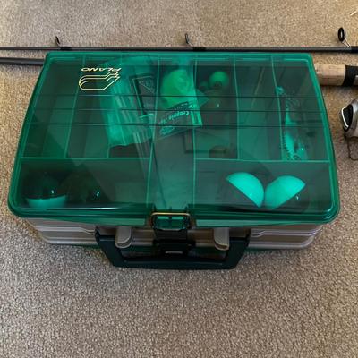 Zebco ‘Genesis’ (New) Fishing Rod Plus Net, Lures & More (IB1-RG)