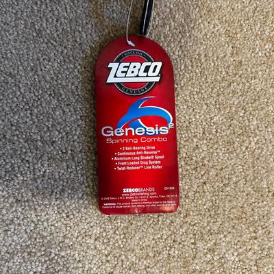 Zebco ‘Genesis’ (New) Fishing Rod Plus Net, Lures & More (IB1-RG)