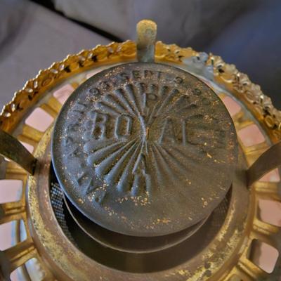 Hand Painted Vintage Parlor Lamp (BD-JS)