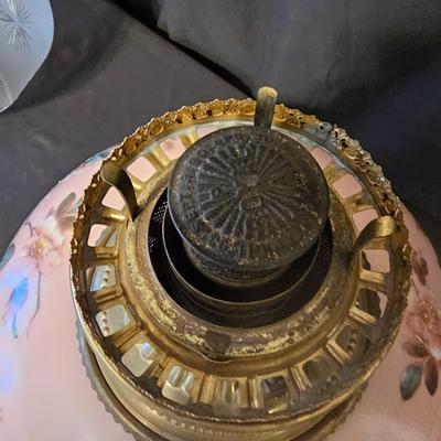 Hand Painted Vintage Parlor Lamp (BD-JS)