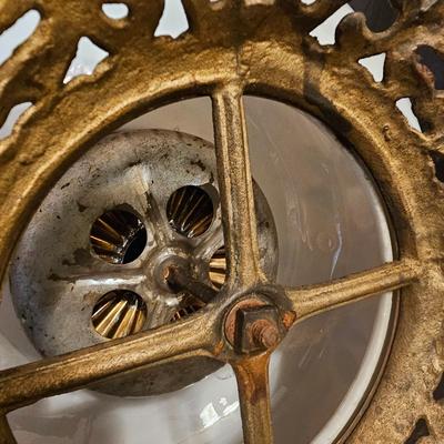 Hand Painted Vintage Parlor Lamp (BD-JS)