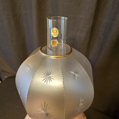 Hand Painted Vintage Parlor Lamp (BD-JS)