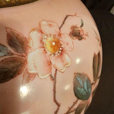 Hand Painted Vintage Parlor Lamp (BD-JS)