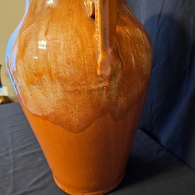 Robinson Ransbottom Pottery Handled Floor Vase (BD-JS)