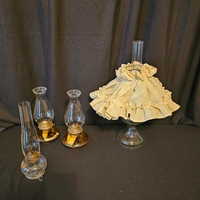 Collection of Old Style Oil Lamps (BD-JS)