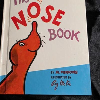 Vintage 1970 The Nose Book by Al Perkins | Bright & Early Books Hardcover | Classic Roy McKie Illustrations | Big Bright Red Nose...