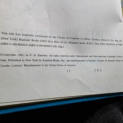Vintage 1961 Go, Dog. Go! by P.D. Eastman | Early Beginner Books Hardcover | Iconic Red-White-Blue Cover | I Can Read It All By Myself...