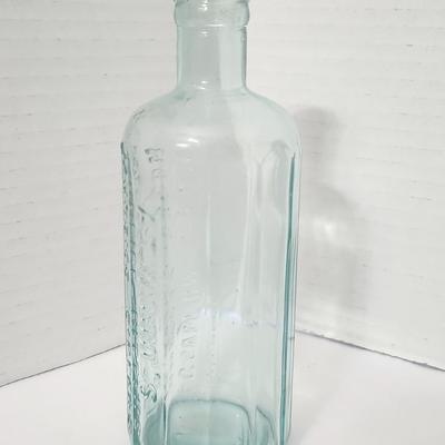 Atwood’s Jaundice Bitters Embossed Glass Bottle Moses Atwood Georgetown Massachusetts Antique