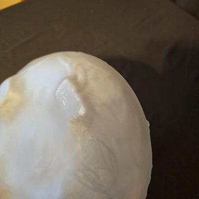 Vintage Opalescent Embossed Glass Oil Lamp & More (BD-JS)